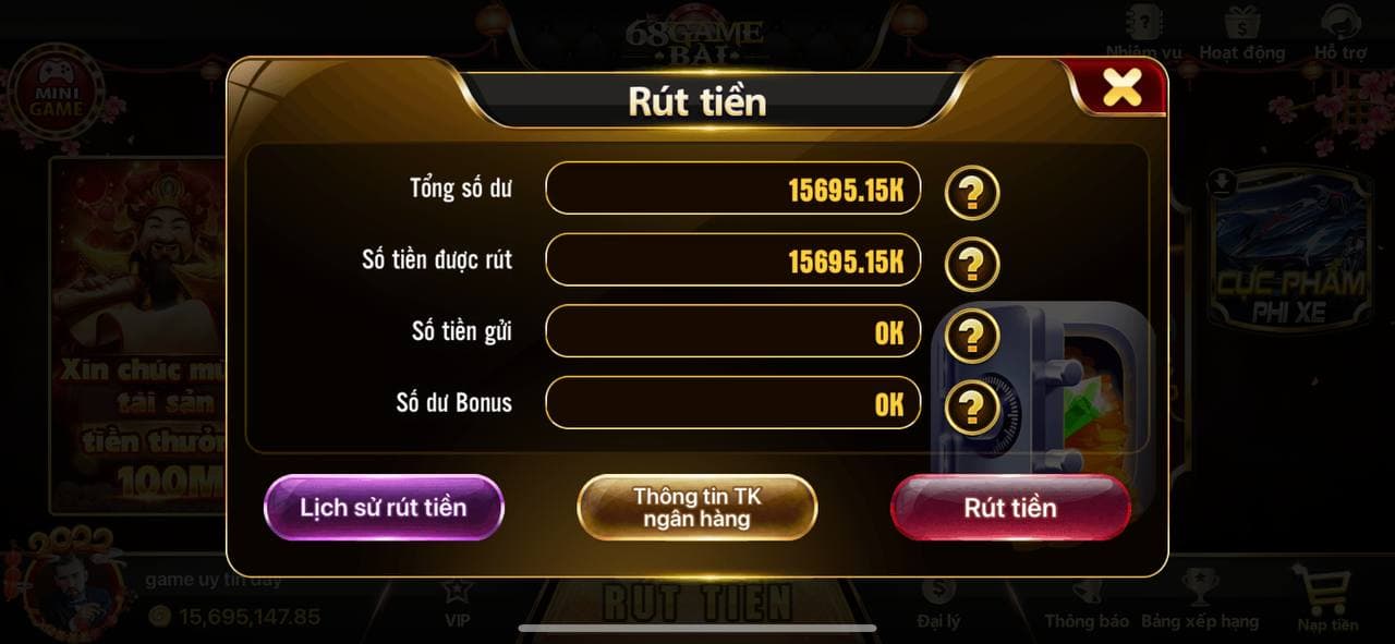 Cách rút tiền