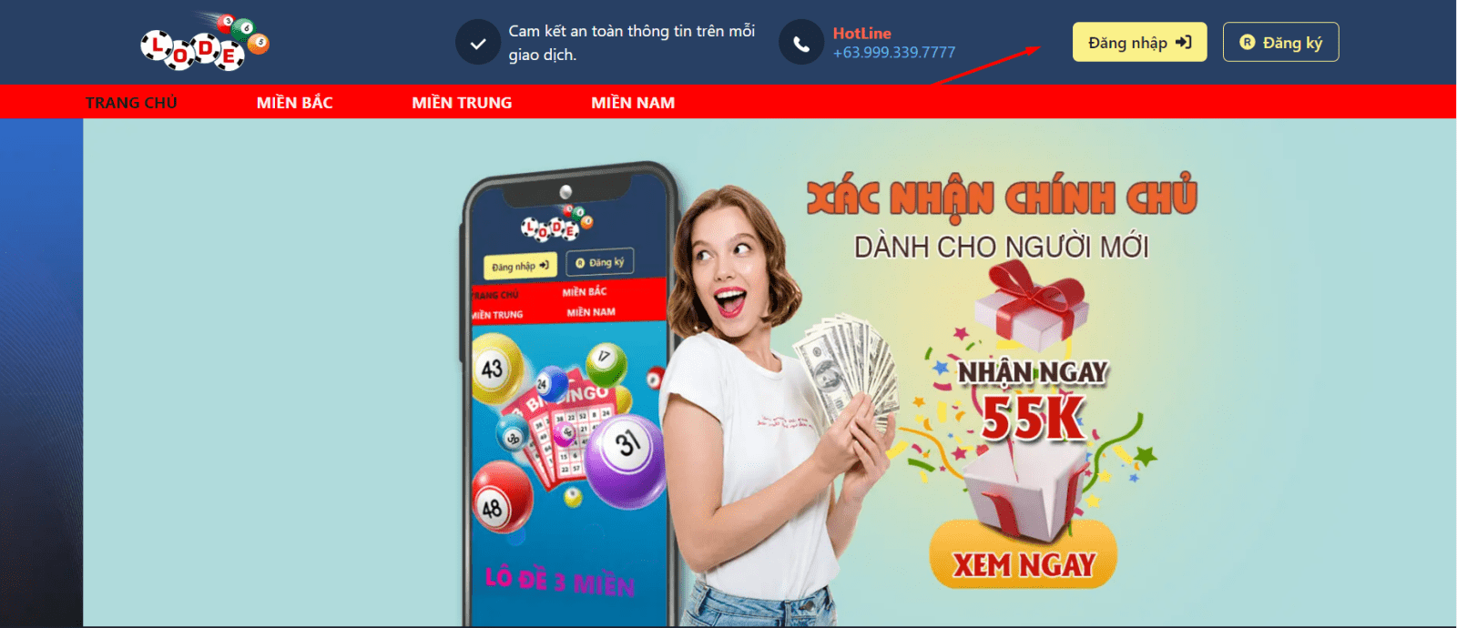 Hướng dẫn đăng nhập Lode365