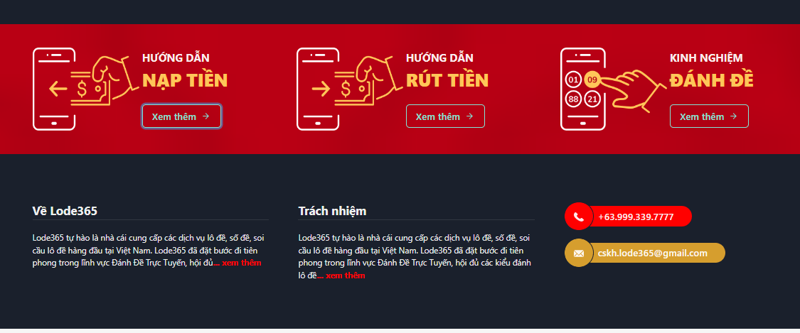Hướng dẫn nạp rút