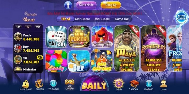 Sunvip – Sòng bài trực tuyến ăn khách hàng đầu Việt Nam 2023 Bộ sưu tập các tựa game trong hệ thống