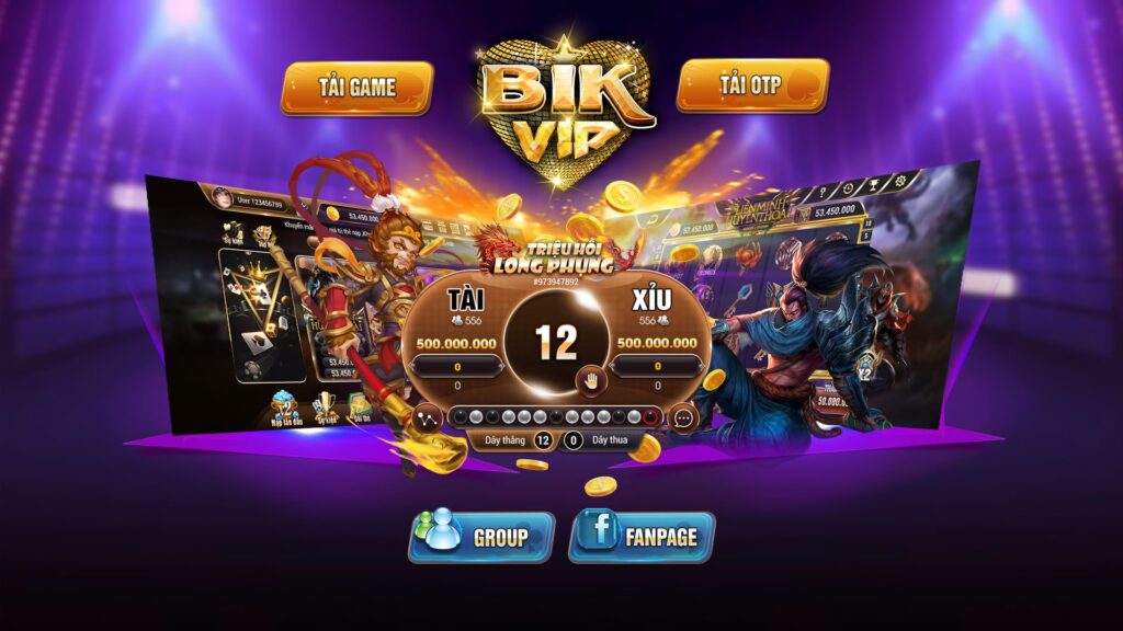 Giao diện cổng game ấn tượng 