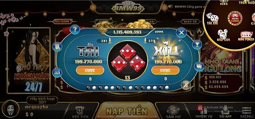 Khám phá sảnh game BMW99 sôi động 