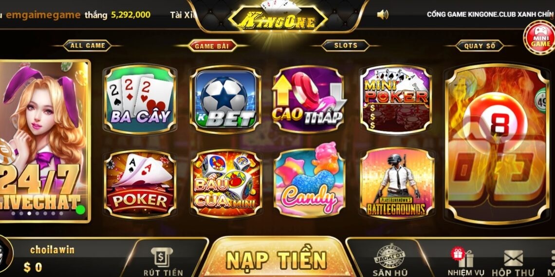 Kingone Win - Kho game cá cược hàng đầu cho cược thủ 2023 Những trò cược ấn tượng