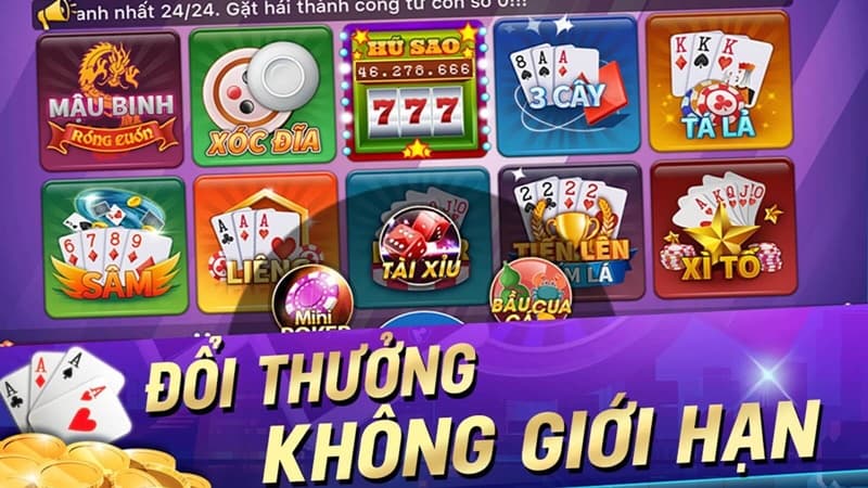 Top game bài đổi thưởng uy tín hiện nay