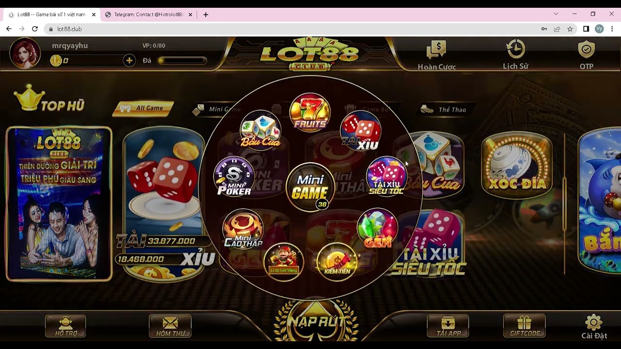 Giao diện game bắt mắt 