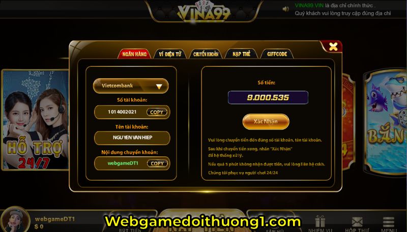 Sân chơi cá cược Vina99 có điểm gì ấn tượng người chơi? Giao dịch an toàn, nhanh gọn