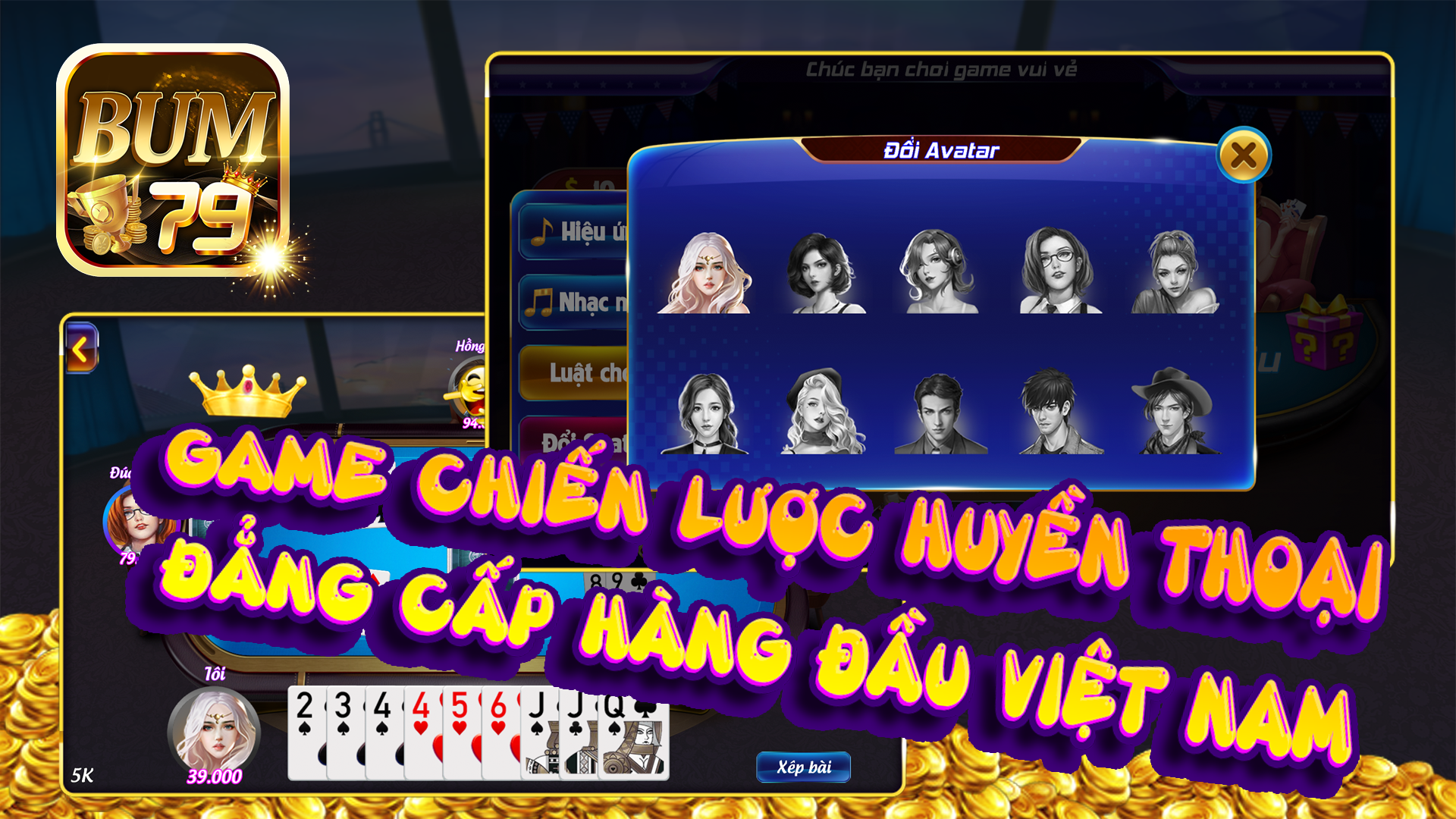 Hệ thống bum79 sở hữu giao diện ấn tượng, sinh động