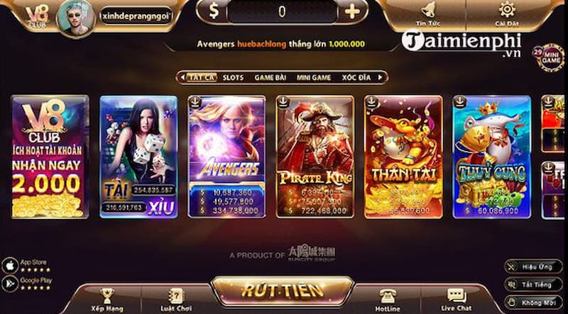 V8 Club- Cổng game đổi thưởng hấp dẫn mà anh em yêu thích Chơi game hấp dẫn tại V8 club với độ bảo mật an toàn