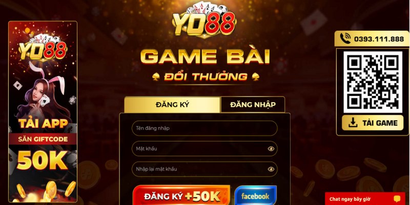 Đăng ký thành viên nhận ngay giftcode Yo88 300.000 VNĐ Giftcode thường được Yo88 công bố trên fanpage chính thức